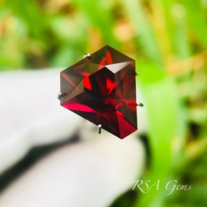 Shield-cut Garnet